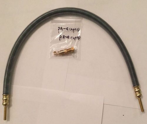 Ф4mm x 7.87&#034;L Tubing Flexible Oil Mesh Hose Line (Metal surround) MSH-4-200