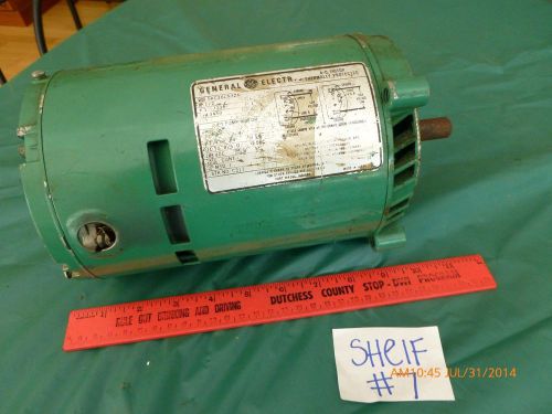 Ge General electric Motor 1/2 HP 3450 rpm Themally protected