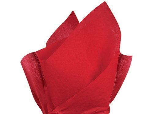 Red Tissue Paper 20&#034; X 30&#034; - 48 Sheets Pack