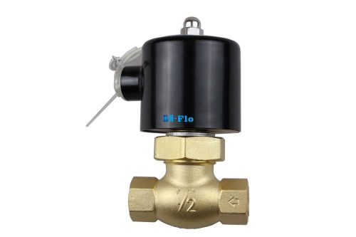 2 way 1/2&#034; 36v ac brass direct acting piston water steam eletric solenoid valve for sale