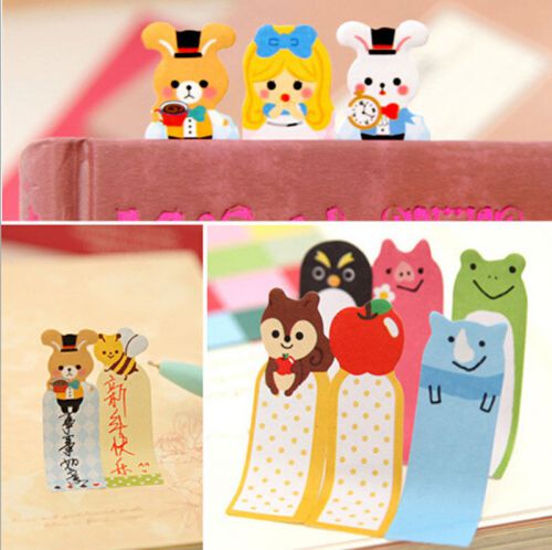 120 Pages Cute Animals Sticky Notes Post-it book Page marker memo tab sticker