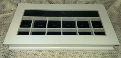 NEW Willabee and Ward Months Display Case 13 Slot Free Shipping