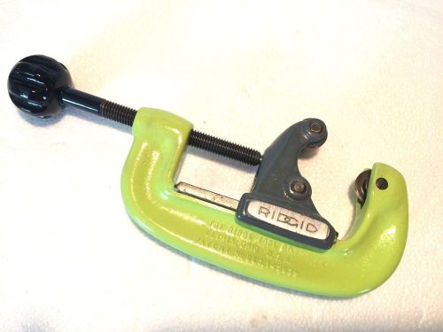 Ridgid no 30 pipe tube cutter 1&#034; to 3-1/8&#034;  / high visabilaty for sale