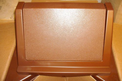 Rubbermaid 2624 Brown Swing Top Base for 3568, 3569 Can Lot of 4