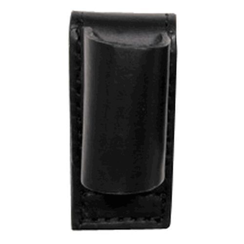 Boston Leather 5559-2 Black High Gloss Stinger Flashlight Holder Open Style