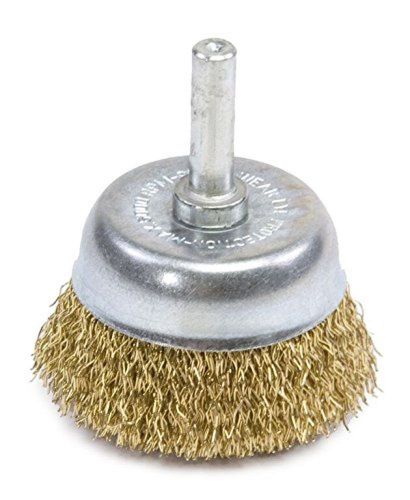 Forney 72268 wire cup brush coarse crimped circular flared with 1/4&#034; shank 1-... for sale
