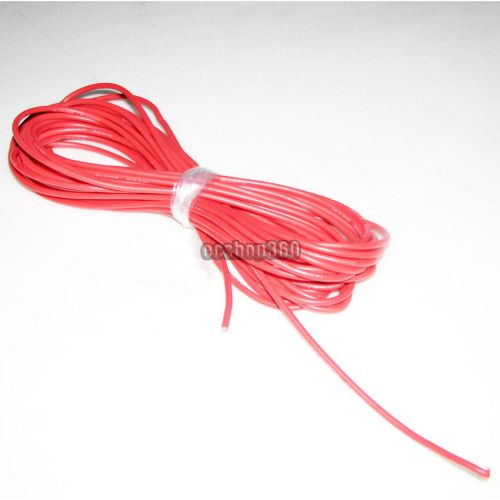 14awg red soft silicone wire 10m/lot high-temp cable good quality free shipping for sale