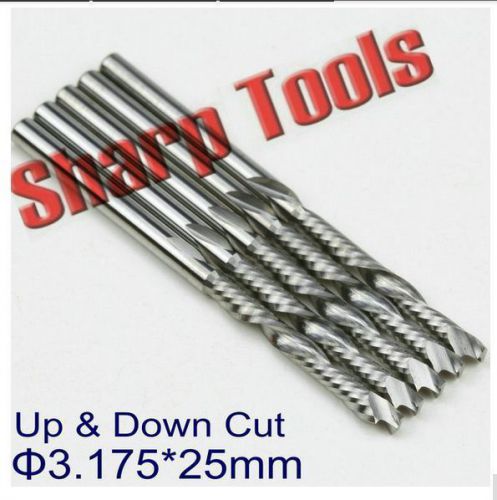 5pcs 3.1*25mm down single custom carbide one flute cnc milling tools router bits for sale