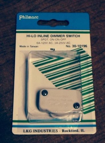Hi-Lo Inline Dimmer Switch - SPDT on-on-off - Philmore 30-10196 - NEW