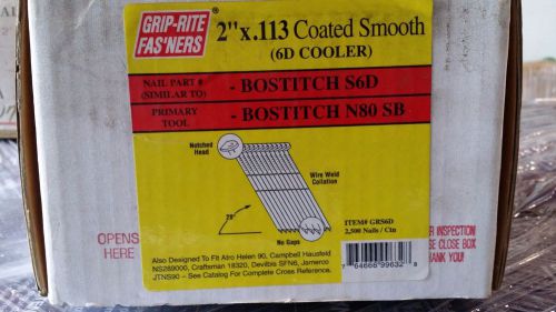 Grip Rite 2&#034;x.113 6D Cooler Smooth 2,500pcs