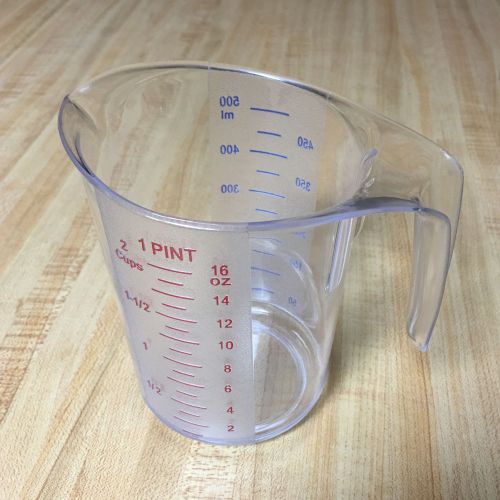 Measuring polycarbonate cup 1 pint pmcp-50 commercial domestic kitchen qt/liter for sale