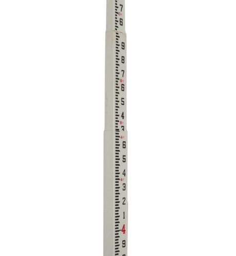 Adirpro telescopic 20&#039; fiberglass grade leveling rod - tenths 10th rectangular for sale