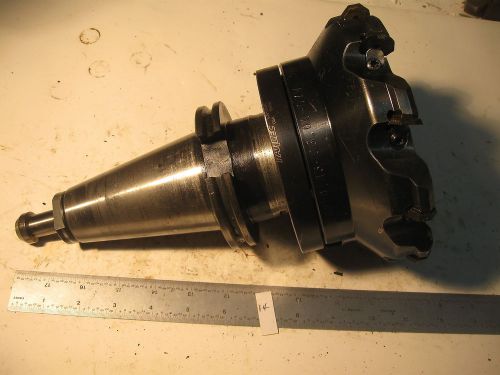 Parlec CAT 50 C50-20SM2 Shell Mill Holder&amp; Carboloy R220.43-06.00-07W 6-3/4&#034;(14)