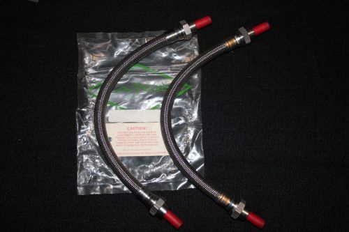 2 New Swagelok SS-8BHT-12 PTFE-Lined SS Braided Hose Assembly 1/2&#034; Diameter 10&#034;L