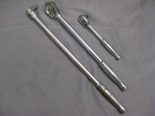 Snap on 1/2&#034; drive ratchet and breaker bar lot for sale