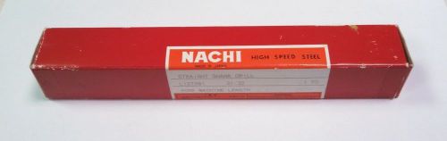Nachi 31/32 high speed steel straight shank screw machine drill 561 series new for sale