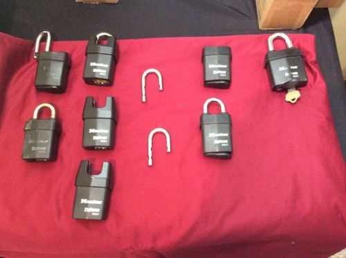 Master lock padlocks; 6400,6500,6600 series parts units  set of 8- locksmith for sale