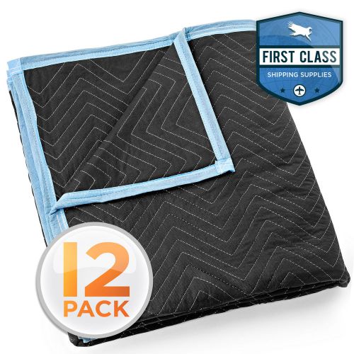 Moving Blankets Padded Furniture Pads 12 Pack 72&#034; x 80&#034; 65 lbs