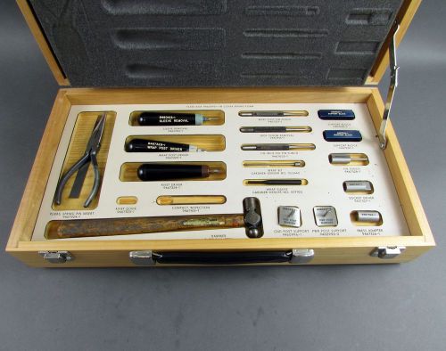 Amp 9467680 subchassis wrap tool kit with wooden case - used - lot of 18 pieces for sale