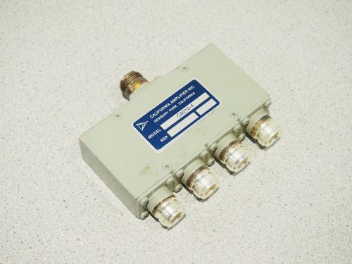 California Amplifier Inc. Model C4010-4 4-Way Splitter N Connectors Working
