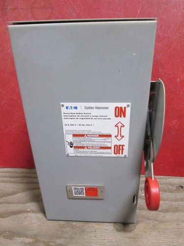 Cutler Hammer 30 Amp Safety Switch DH361FRK 600 V Fusible Nema 3R outdoor