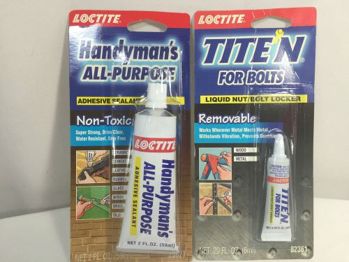 2 Loctite Power All-Purpose Adhesive/Tite&#039;N&#039; for bolts   Free Shipping