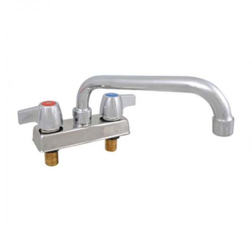 Commercial Kitchen 4&#034; Center Deck Mount Faucet with 14&#034; Swing Spout NSF