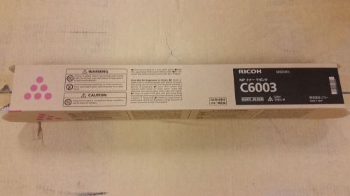 Ricoh MP C6003 Toner GENUINE Set of 4 (C,M,Y,K)