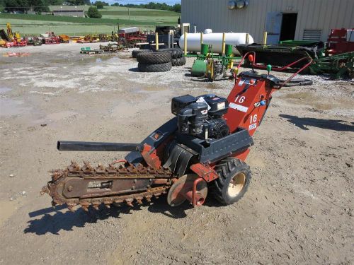 2007 DITCH WITCH 1020 WALK BEHIND TRENCHER, GAS,SELF PROPELLED,44&#034; TRENCH BAR