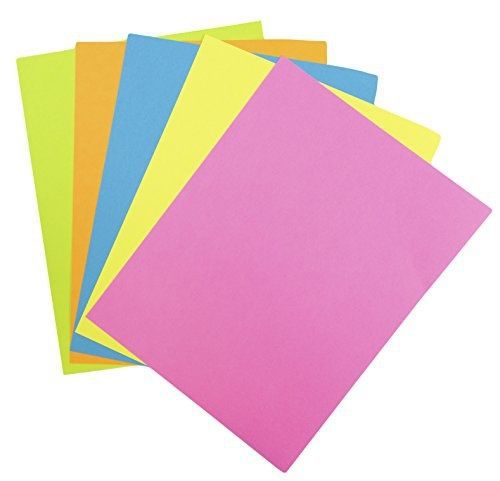 JAM Paper? 8 1/2 x 11 Paper - Ultratech Brights Cover Paper Assortment Pack - 5