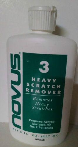 NOVUS #3 PLASTIC POLISH 8 oz. Heavy Scratch Remover