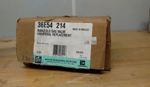 NEW WHITE-RODGERS FURNACE 2 STAGE GAS VALVE 36E54 214 UNIVERSAL REPLACEMENT
