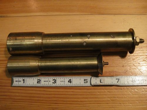 2 Water fountain spray nozzles, machined solid brass w/ screw threads &amp; aerators