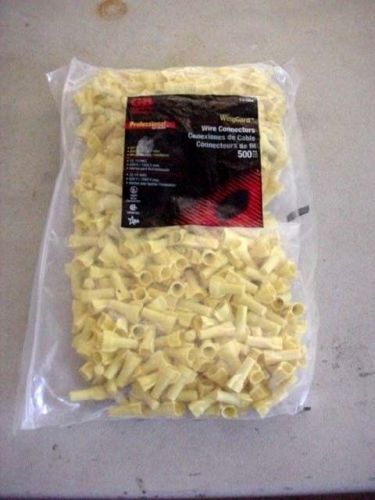 GB Gardner Bender winged wire connectors 500 pieces yellow 22-10 AWG 600V 13-084
