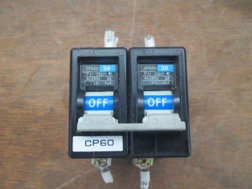 Fuji Electric Circuit Protector CP32D 41-23207 AC250V 3A