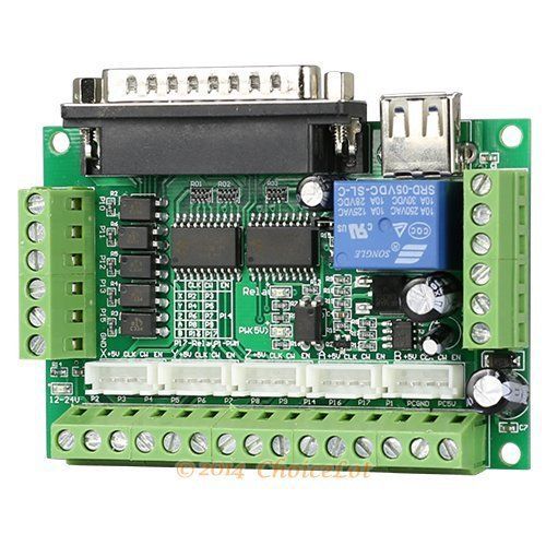 Cnc router 5 axis breakout board for microstep controller &amp; 0-10v analog output for sale