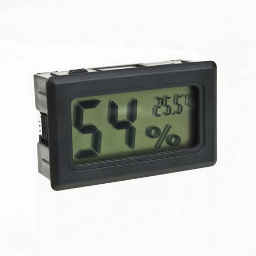 Mini digital lcd thermometer hygrometer humidity temperature meter indoor lf for sale