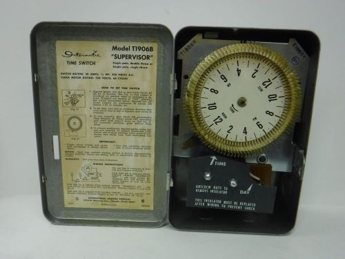 Inter-Matic T1906B Supervisor Time Switch Clock Intermatic Time Clock NOS 1906