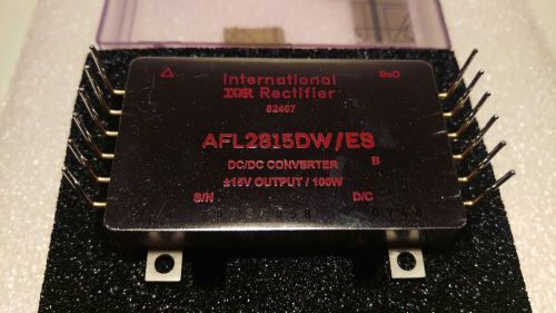 International Rectifier  AFL2815DW/ES 28V In  +/- 15V Out DC/DC Converter