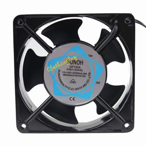 1pcs 2wire 110v-120v 120mm 120x120x38mm industrial exhaust ac cooling fan for sale