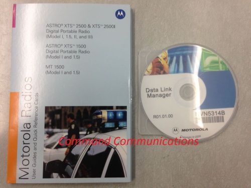 Motorola radio user guide reference cards data cd astro xts 1500 2500 mt1500 for sale