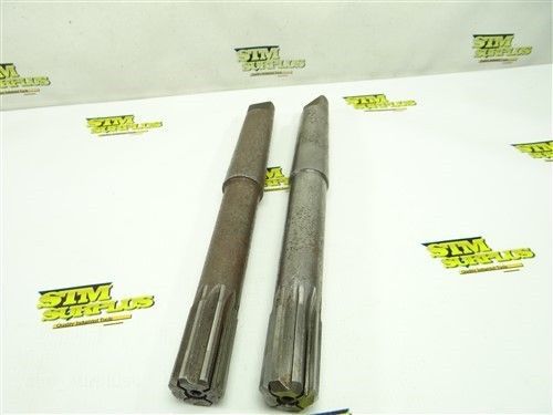 Pair of cleveland hss carbide tipped 4mt expansion reamers 1-1/8 to 1-3/16 for sale