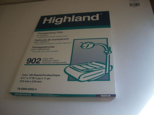 Highland Transparency Film For Copiers Clear Film 902