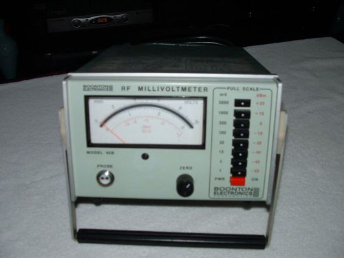 Boonton rf millivoltmeter model 92b for sale