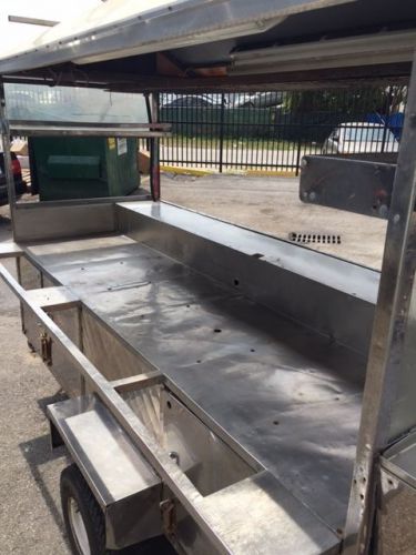 Stainless Steel Concession Cart