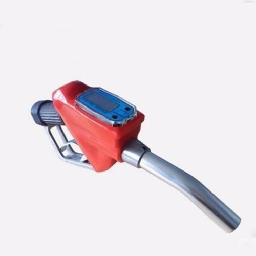 Fuel gasoline diesel petrol oil delivery gun nozzle dispenser w/flow meter for sale