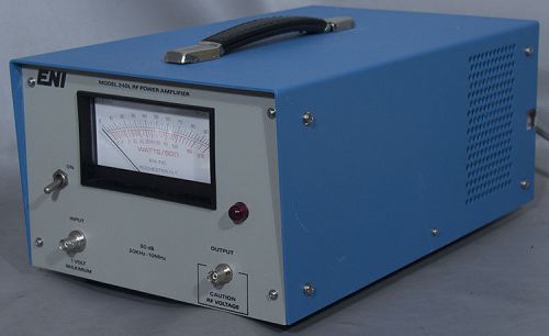 New eni 240l solid state broadband rf power amplifier 20 khz-10 mhz, 50 db for sale