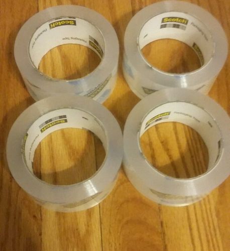 4 Scotch shipping packing tape heavy duty