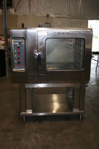 Lang Combi Oven &#034;Angelo Po&#034; Model LCE-72M on Stainless Steel Stand