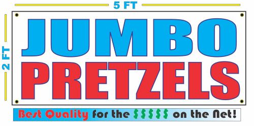JUMBO PRETZEL Banner Sign NEW Larger Size Best Quality for The $$$ Fair Food